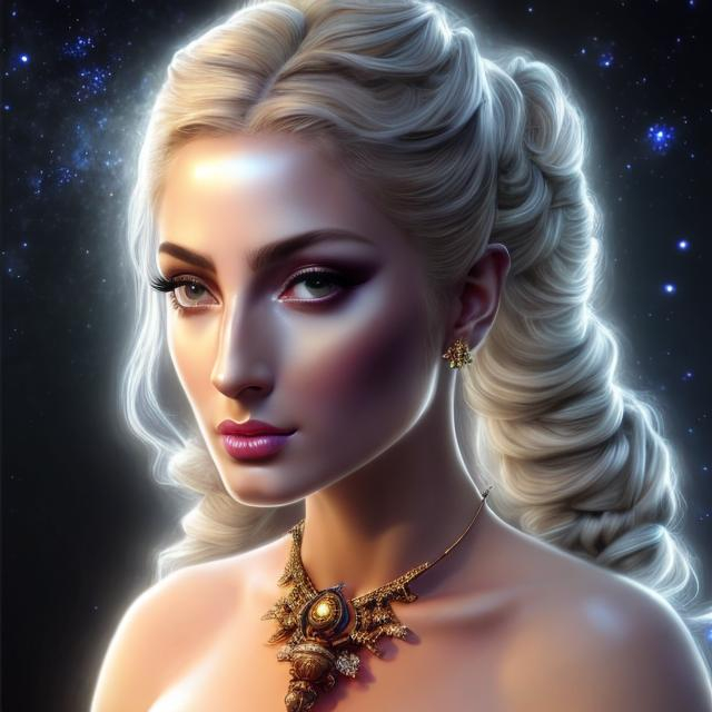 Prompt: HD 4k 3D, hyper realistic, professional modeling, ethereal Greek goddess of alchemy, blonde pigtail hair, black skin, enchanting gown, gorgeous face, stone jewelry and diadem, full body, ambient glow, medicine maker, working with potions cures, and herbs, detailed, elegant, ethereal, mythical, Greek, goddess, surreal lighting, majestic, goddesslike aura