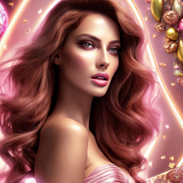 Prompt: HD 4k 3D 8k professional modeling photo hyper realistic beautiful woman ethereal greek goddess measurer of life
pink hair brown eyes gorgeous face olive skin elegant white dress and jewelry holding golden thread of life full body surrounded by ambient glow hd landscape background dark cosmos surrounded by doves
