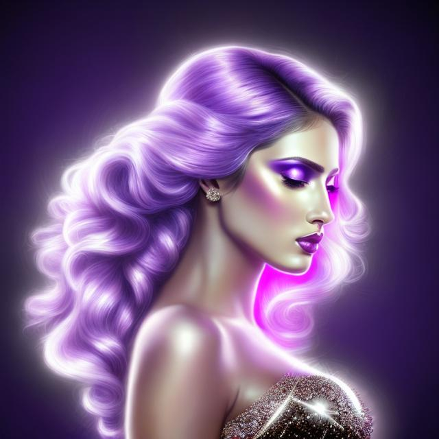 Prompt: HD 4k 3D, hyper realistic, professional modeling, ethereal Greek goddess of twilight, blue ombre hair, black skin, light purple and pink dress, gorgeous face, sparkling jewelry and diadem, full body, ambient glow of twilight, alluring sun goddess at morning light, music playing, detailed, elegant, ethereal, mythical, Greek, goddess, surreal lighting, majestic, goddesslike aura