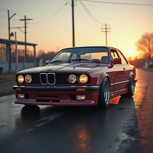 Prompt: Make a edit of a car with Phonk music 
