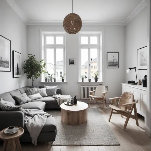 Prompt: Scandinavian living