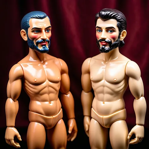 Prompt: Homo Buddy Toys of Libido in lowbrow and toyismo
