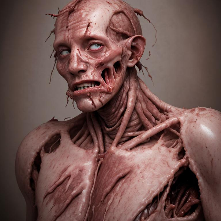 Prompt: Human flesh