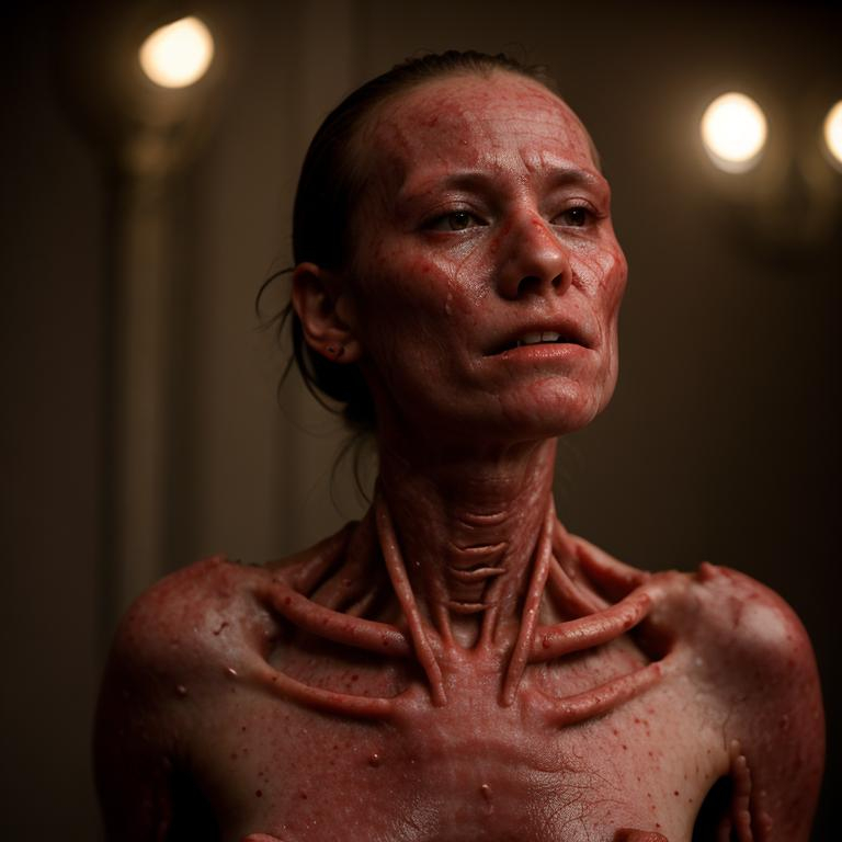 Prompt: Human flesh