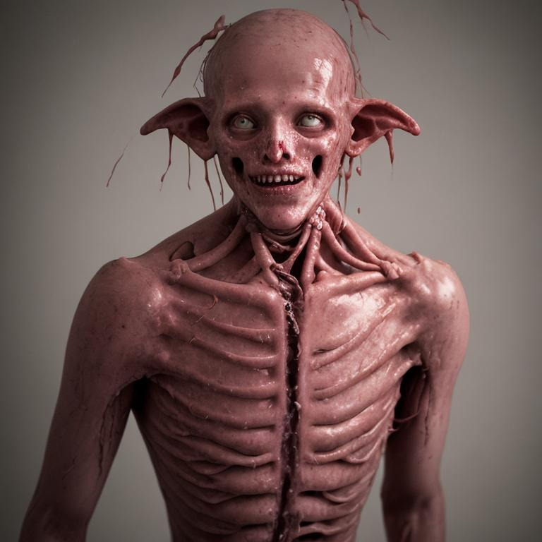 Prompt: Human flesh