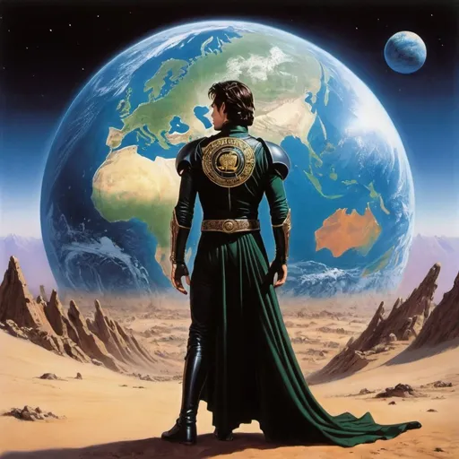 Prompt: Paul Atreides enslaved modern earth with glory 
