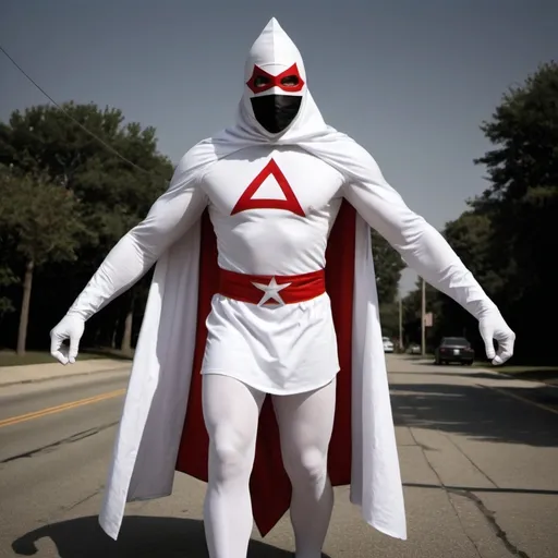 Prompt: KKK superhero