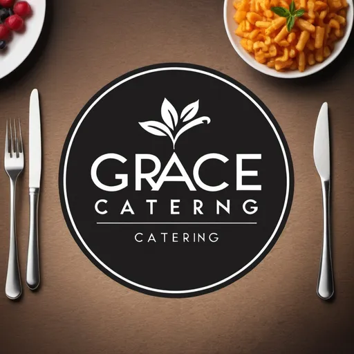 Prompt: create a modern logo for GRACE Catering 