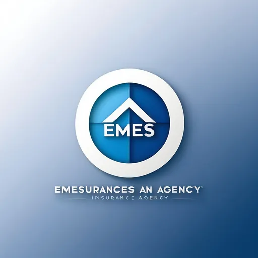 Prompt: (logo design), incorporate EMES in logo, name Emes Insurance Agency ,miscellaneous architectural style, blue color scheme, modern and professional aesthetic, vibrant gradients, clean lines, inviting and trustworthy vibe, carefully crafted typography, soft yet striking background, emphasis on clarity, appealing visual branding, HD quality, suitable for insurance industry, property and casualty,