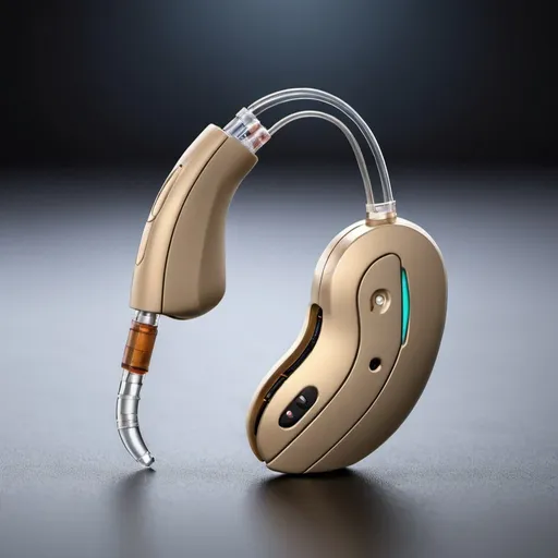 Prompt: A futuristic hearing aid