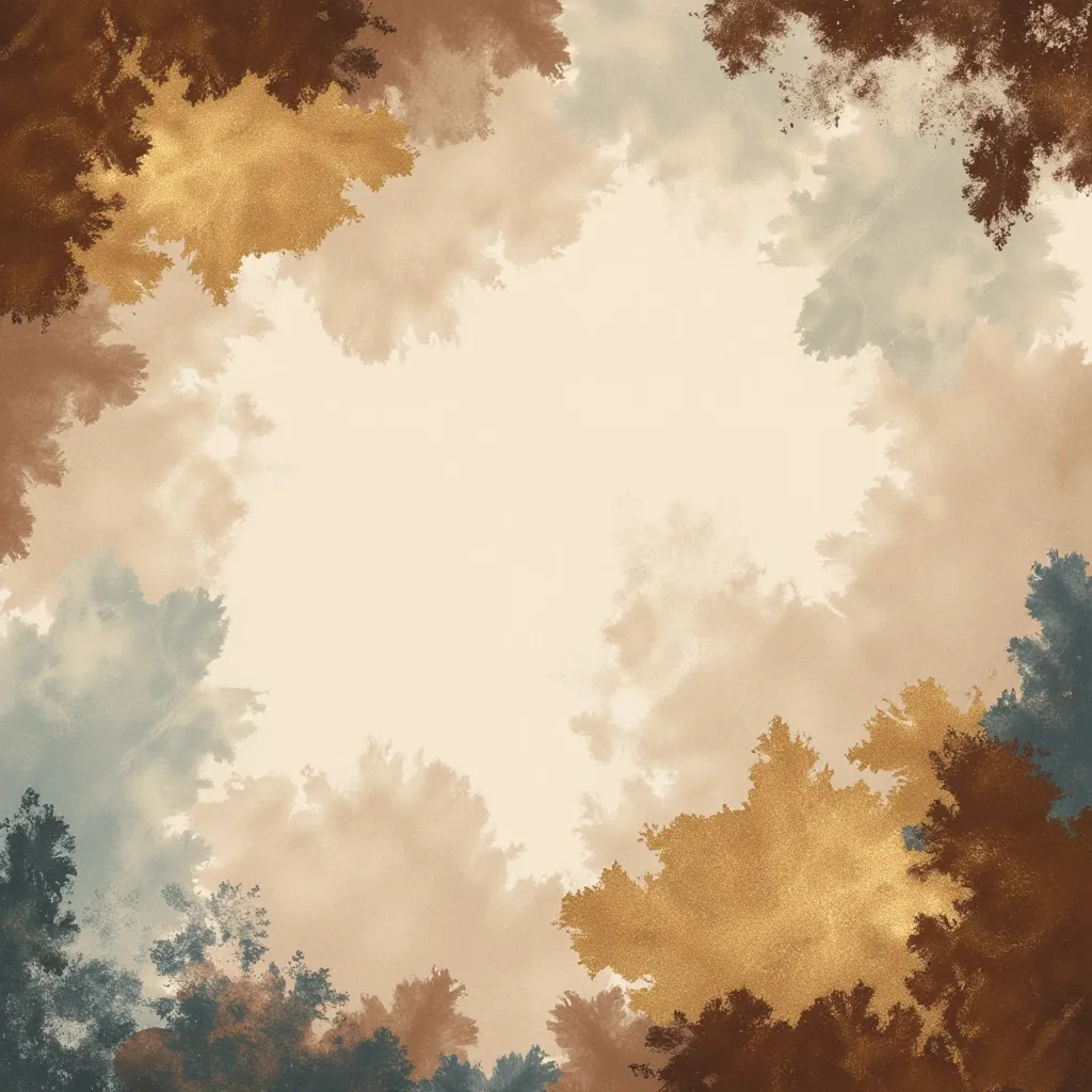 Prompt: Create a soft, abstract background that evokes the warm ambiance of a cozy coffeehouse. Use a harmonious palette of browns, blues, and golds to symbolize rich coffee, soothing tea, and inviting decor. The design should feature gentle, flowing textures with subtle gradients and a light, dreamy feel—perfect as a non-stark, atmospheric backdrop for a flyer.
