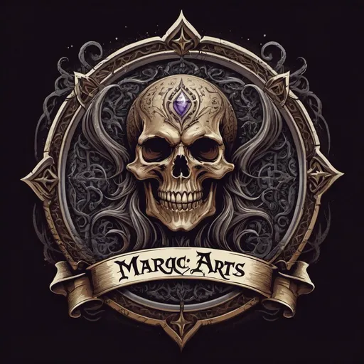 Prompt: Logo for Dark Arts Brewing Company, d20 included, digital illustration, intricate design, high quality, professional, fantasy style, dark tones, magical glow, detailed brewery equipment, mystical atmosphere, best quality, highres, professional, fantasy, brewery logo, d20, digital illustration, intricate design, dark tones, magical glow, detailed, mystical atmosphere, magic and Sorcery