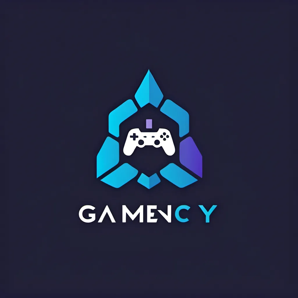 Prompt: Design a logo for GAMENCY TECH PRIVATE LIMITED, a cutting-edge game development and software services company. The name "GAMENCY" combines "GAME" and "AGENCY," highlighting the company's dual focus on gaming innovations and tech solutions. The logo should merge elements of both gaming and technology, featuring modern and sleek design cues that convey creativity and professionalism. Consider incorporating symbols like game controllers, digital motifs, or abstract tech designs, paired with contemporary typography for the company name. Use a color palette that reflects both excitement and sophistication, such as shades of blue, purple, and metallic tones. Ensure the full name "GAMENCY TECH PRIVATE LIMITED" is prominently displayed and legible. The design should be versatile enough for both digital and print use, and scalable to different sizes while maintaining clarity and impact.