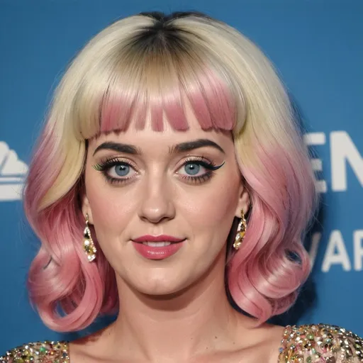 Prompt: katy perry 1970s hair



