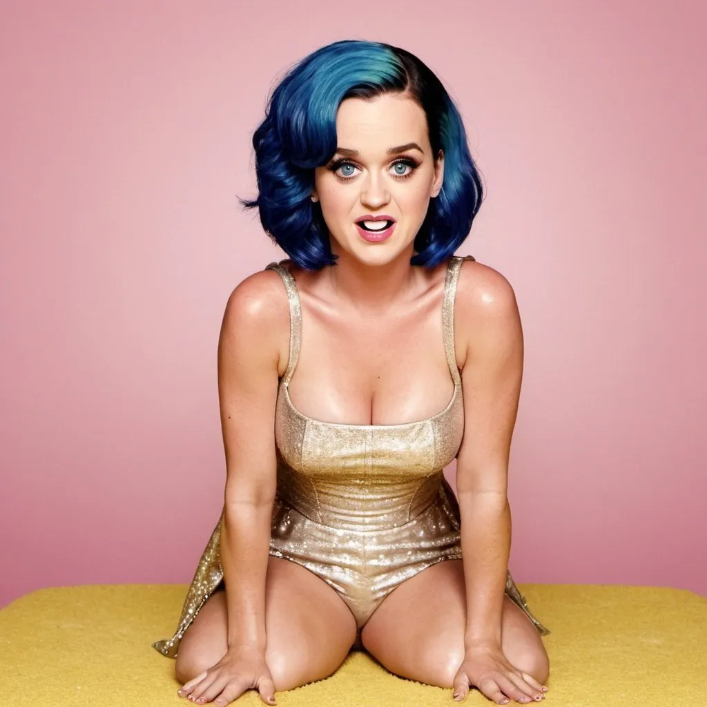 Prompt: Katy Perry as a midget