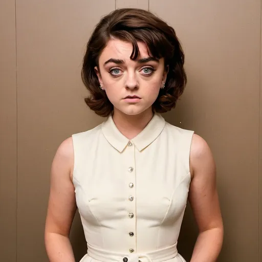 Prompt: Maisie Williams dressed as sophia loren