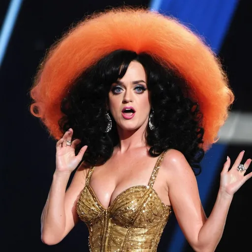 Prompt: Katy Perry dressed as Diana Ross