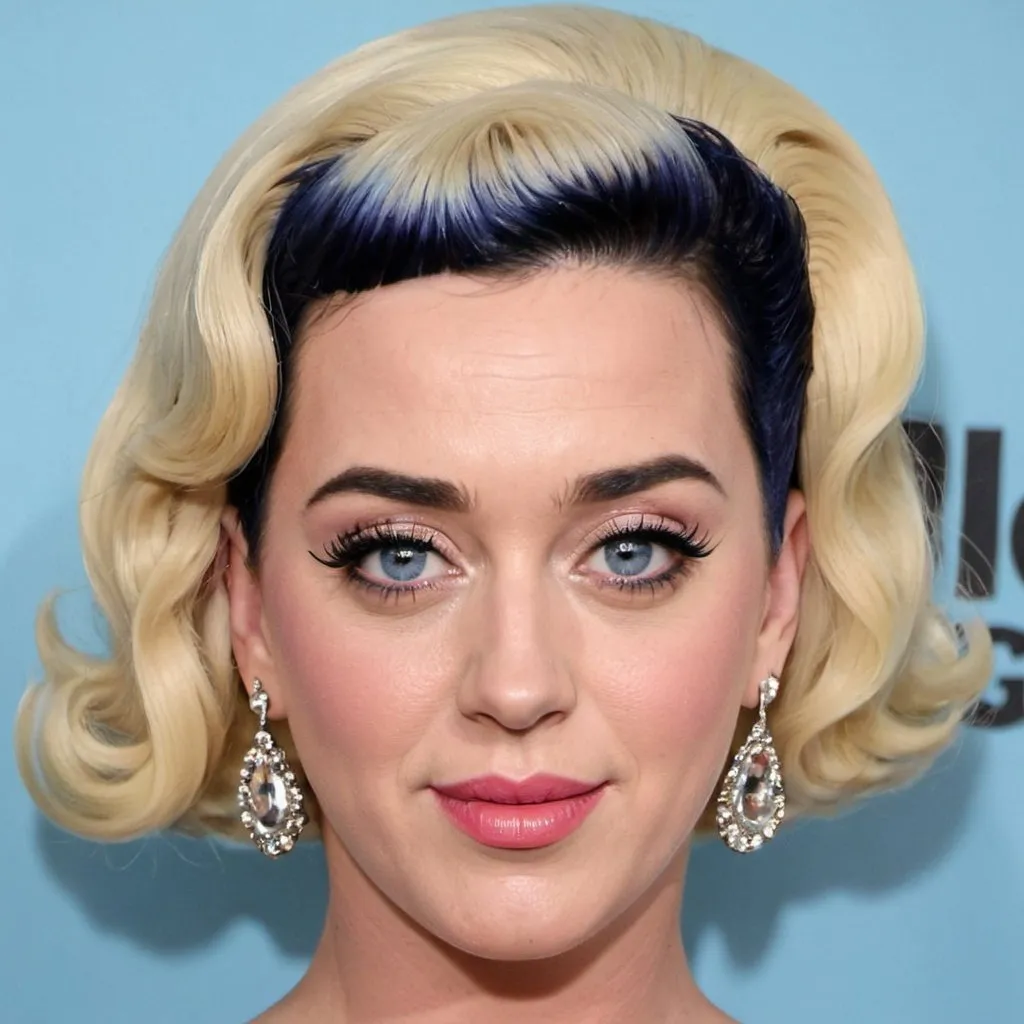 Prompt: katy perry 1950s hair



