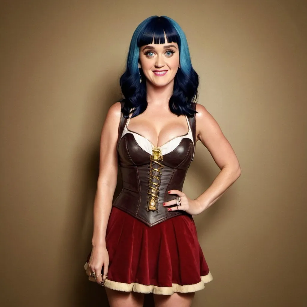 Prompt: Katy Perry as a short dwarf