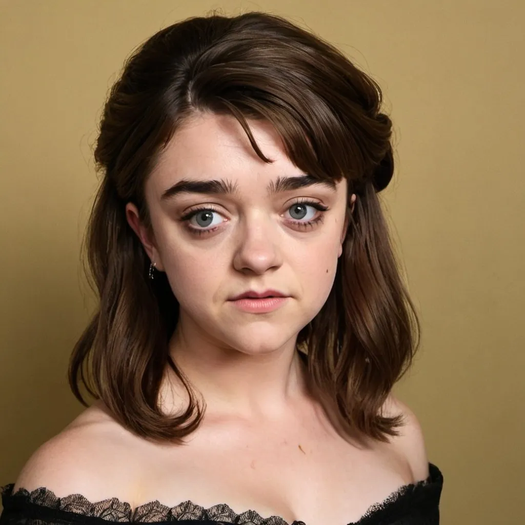 Prompt: Maisie Williams dressed as Brigitte Bardot