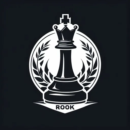 Prompt: CHESS ROOK LOGO