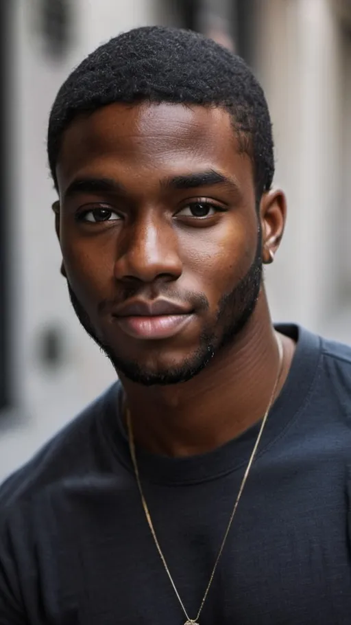 Prompt: Beautiful black man in his 20s