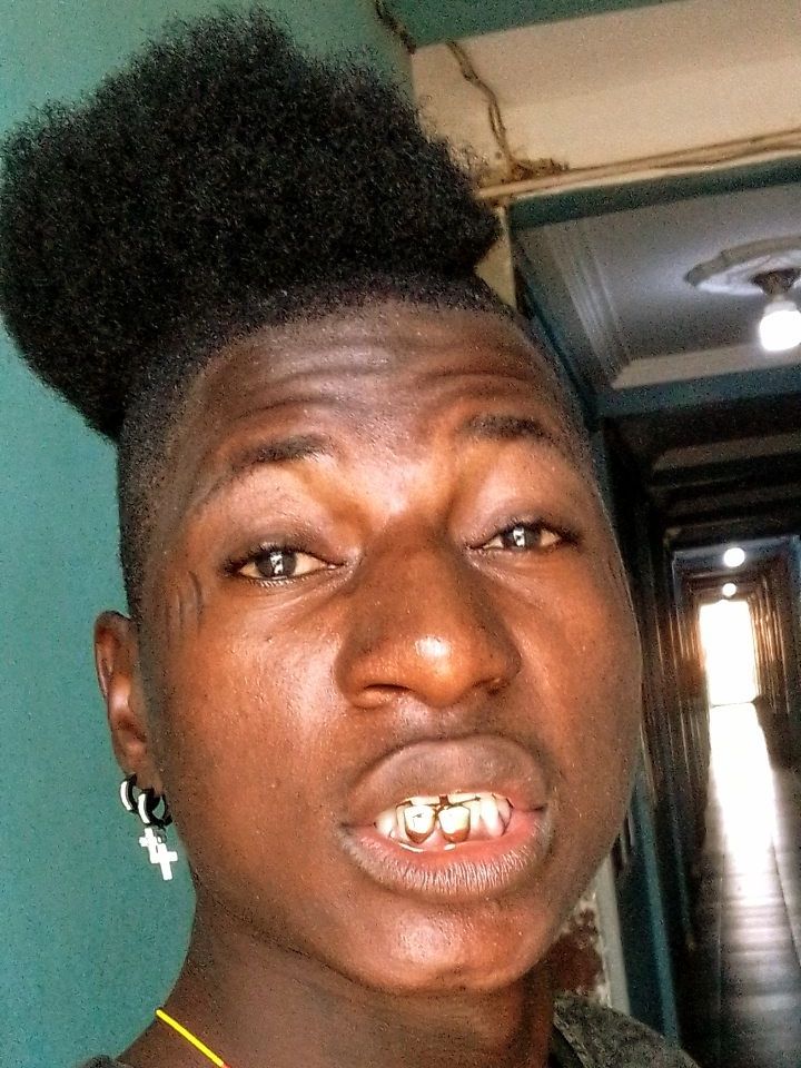 Prompt: gold teeth grillz gold 