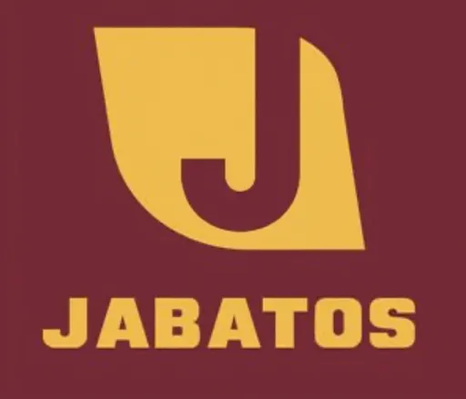 Prompt: Copia este logo exactamente igual cambiando “tabacos” por “jabatos” y el icono en vez de ser una “T” que sea una “J”