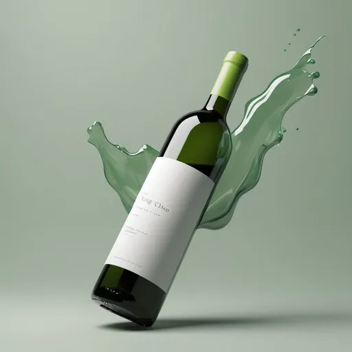 Prompt: flying wine bottle mockup, minimalistic space aesthetic, shapes, soft green --chaos 10 --ar 3:2 --stylize 260 --v 6
