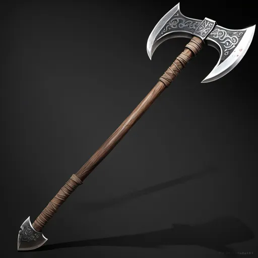 Prompt: long battle axe



