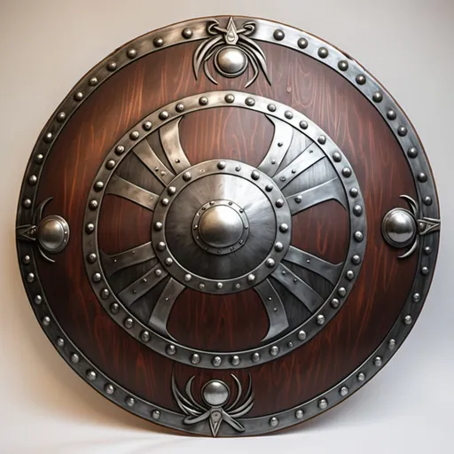 Prompt: viking Round Shield 



