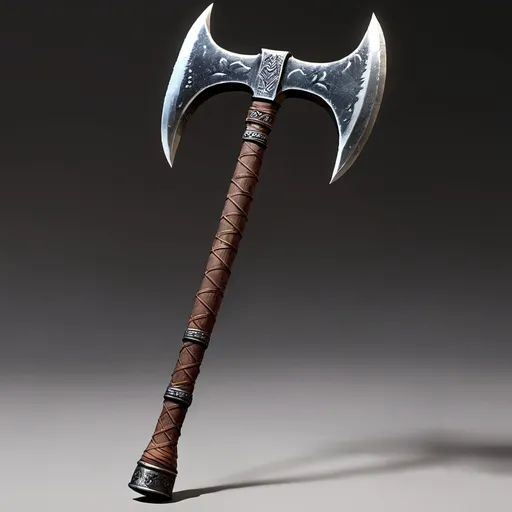 Prompt: long battle axe



