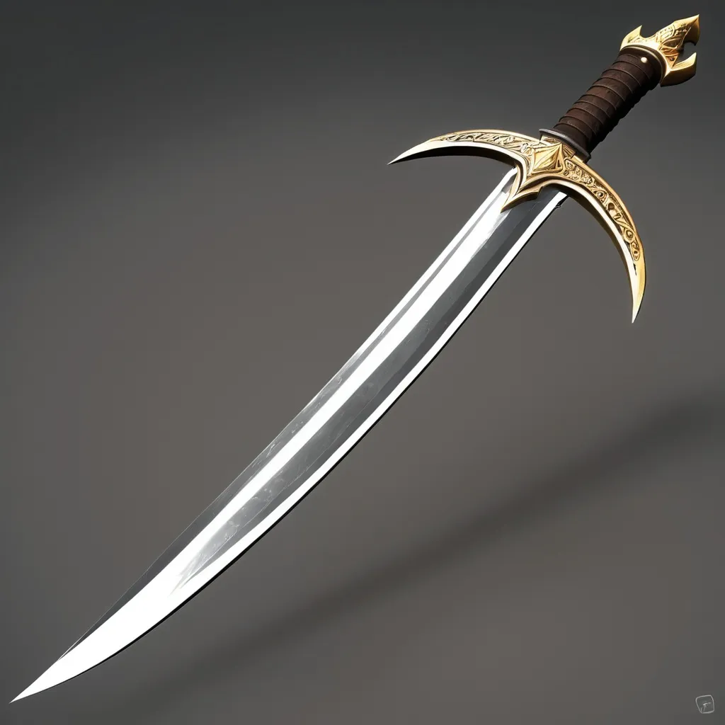 Prompt: Weapon: scimitar