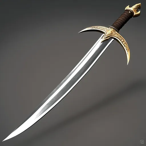 Prompt: Weapon: scimitar