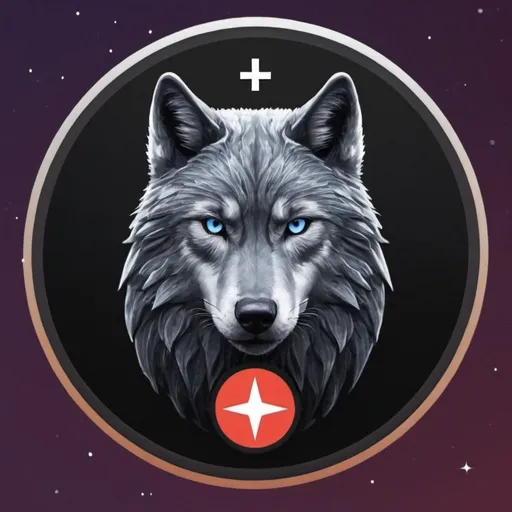 Prompt: A app that makes you learn all you need to know which has a symbol like this 🌌☯️🐺