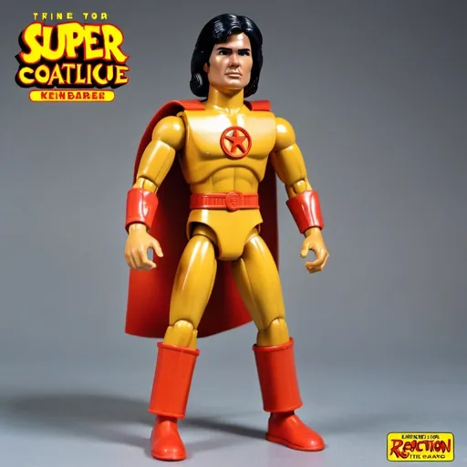 Prompt: Design a Kenner action figure toy or a super 7 reaction figure toy of Coatlicue. The toy should embody the retro aesthetic reminiscent of classic '70s and '80s action figures made by Kenner. Incorporate fine details, staying true to the kenner action figures made in the 70's and 80's approach of high-quality craftsmanship and attention to detail. Also with the classic packaging made by Kenner company or super 7 reaction packaging.