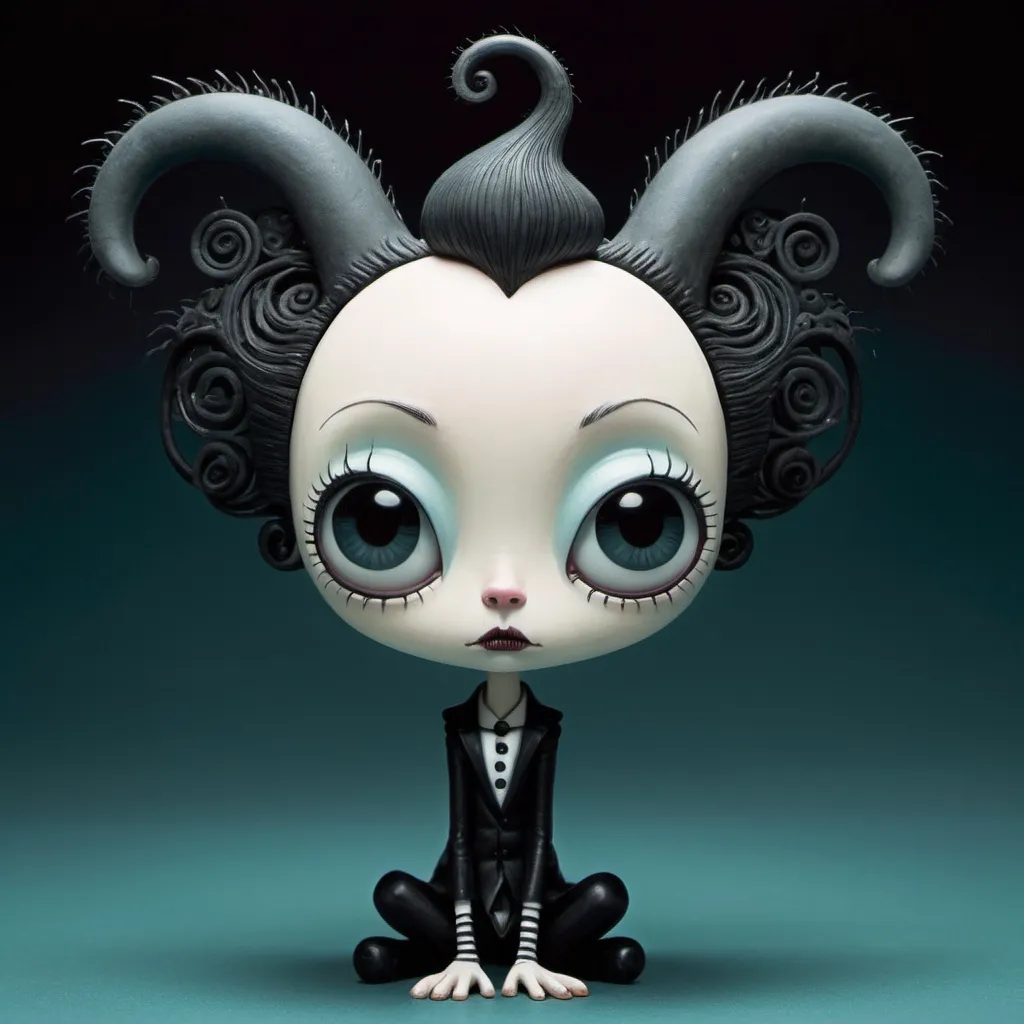 Prompt: mouse by tim burton and tara mcpherson