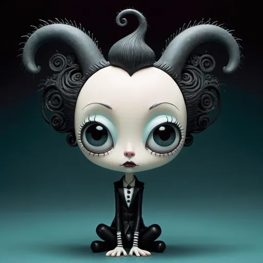 Prompt: mouse by tim burton and tara mcpherson