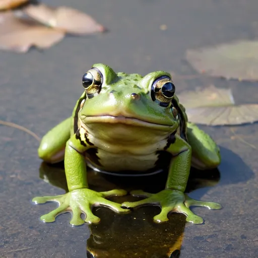 Prompt: EMO frog 