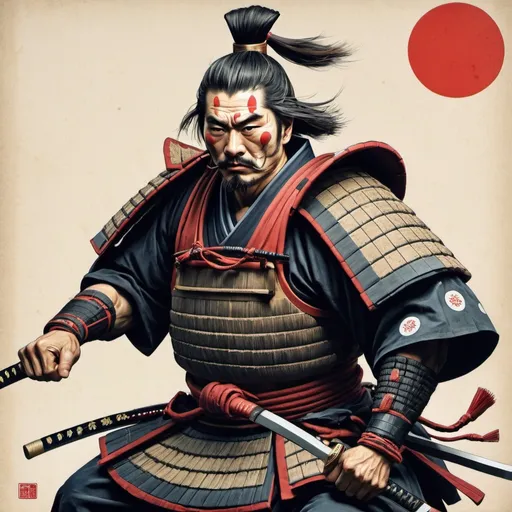 Prompt: Japanese samurai art
