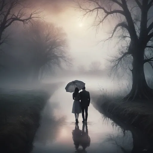 Prompt: Goodbye, my Lover... Last Part
8k, fine art, dreamy background, fog, gloomy, dark fantasy. bright, beautiful, splashes,
