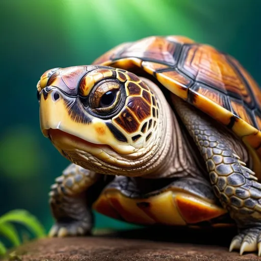 Prompt: cute turtle 🍄🪴🌿🥶😻 👽, Miki Asai Macro photography, close-up, hyper-detailed, art season trend, sharp focus, studio shot, intricate details, highly detailed, by greg rutkowski,brazil