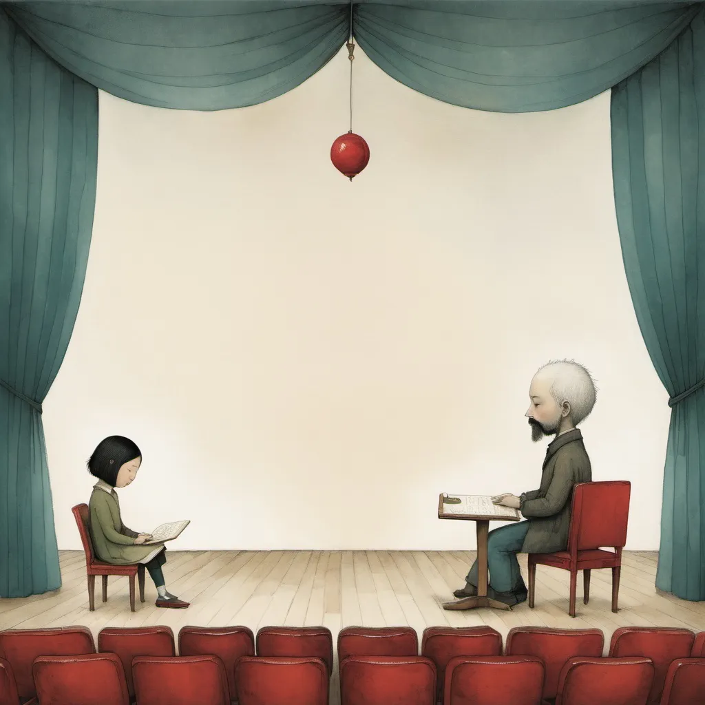 Prompt: Poetry, philosophy, theater,
Silke Leffler, Gabriel Pacheco, Chihiro Iwasaki, Oliver Jeffers





