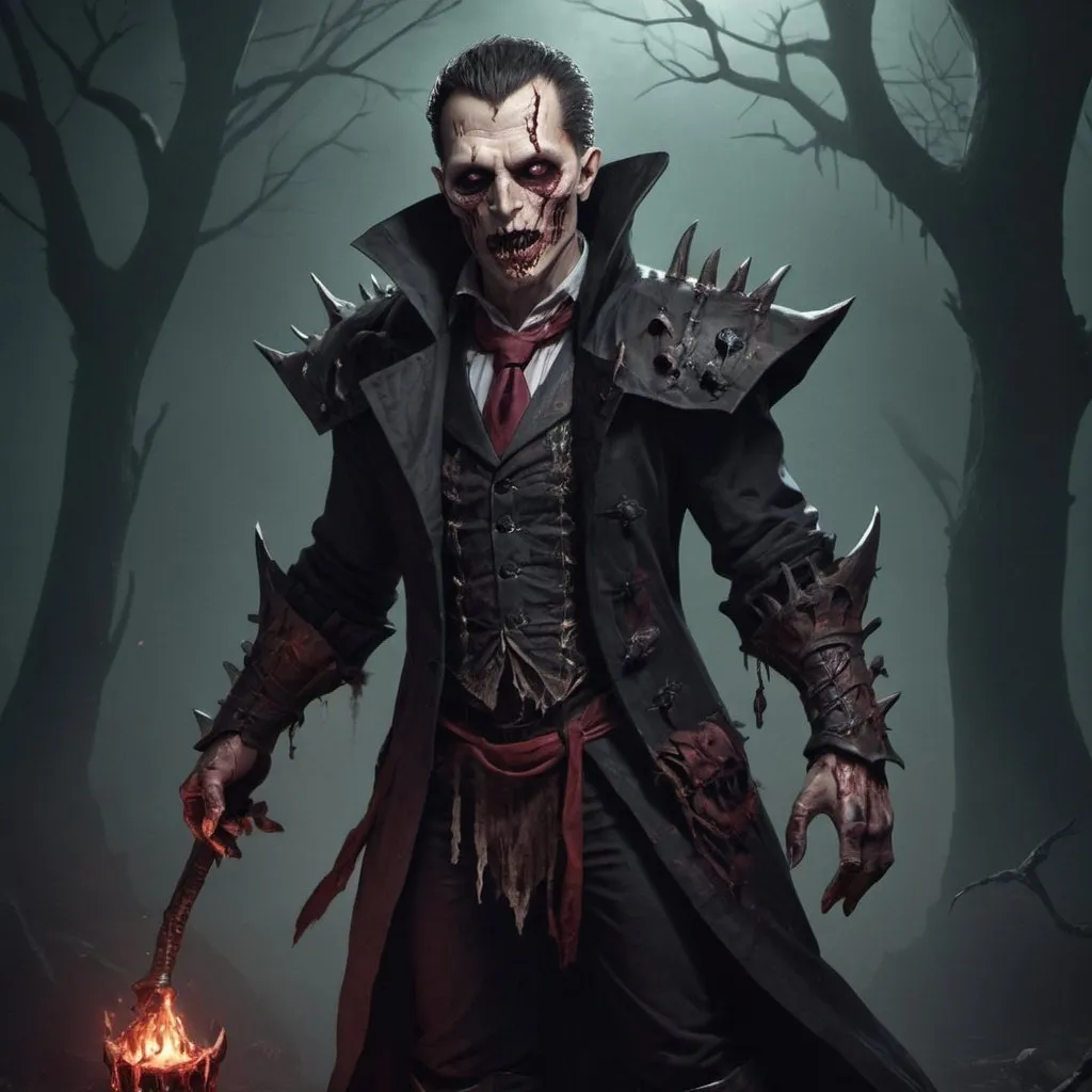 Prompt:  make fantasy horror characters or fantasy character