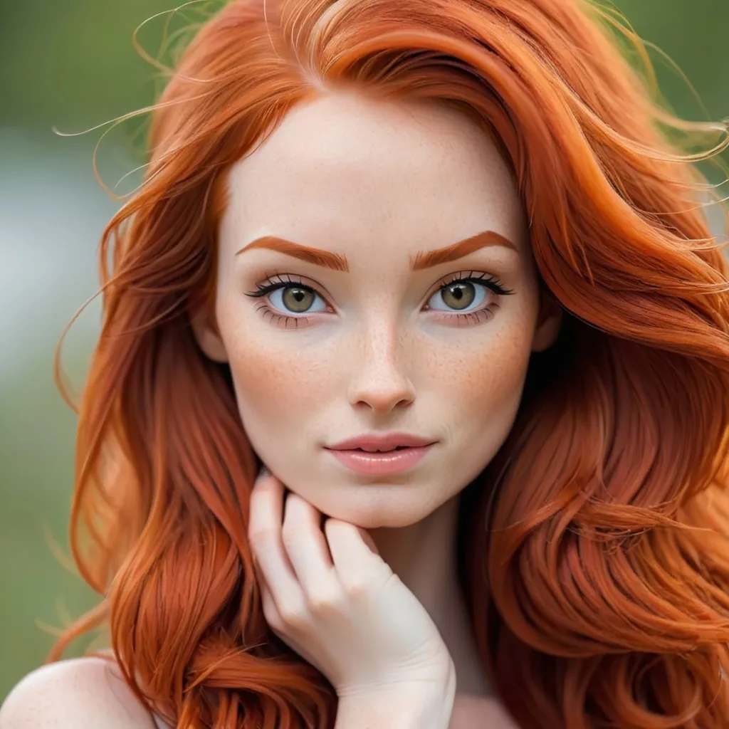 Prompt: redhead woman