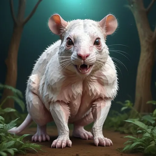 Prompt: 
crazy funny experiment, generation of a only one of fantasy unusual hybrid of any two mammals of different species close in size, show one hybrid, beautiful unusual style of the background, deep rendering of the background, pixel elaboration, hyperrealistically, high detailed, hyperrealistically, aesthetic, 64k