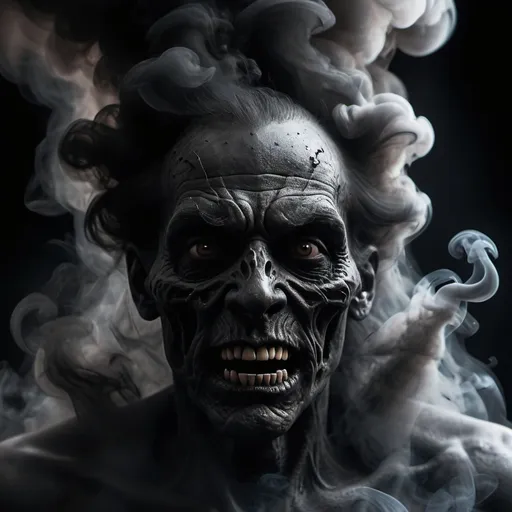 Prompt: Perfectly composed portrait of Highly detailed thick black smoke-cloud resembling sneaky shadow-like demons intricately composed highly detailed meticulously made of black shadowy smoke in stunning detail. Highly detailed creepy shadows resembling intricately detailed demonic black smoke. Realistic smoke effects in high detail.

Dynamic Cinematic lighting. Highly detailed hauntingly creepy background. 

Intricate, spooky, mega detailed black smoke, Creepy, scary, horrific, surreal, ominously dark atmosphere.

Ultra-HD 32k resolution. Crisp sharp features. High definition, ultimate-highest quality fidelity, maximum clarity.