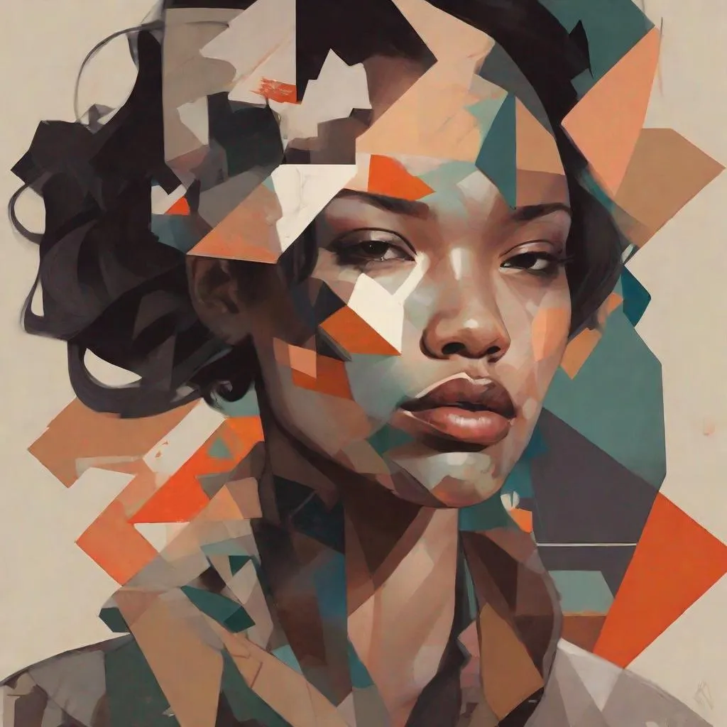 Prompt: fashion model picture by Sachin Teng, asymmetrical, dark vibes, Realistic Painting , Organic painting, Matte Painting, geometric shapes, hard edges, graffiti, street art:2 by Sachin Teng:4