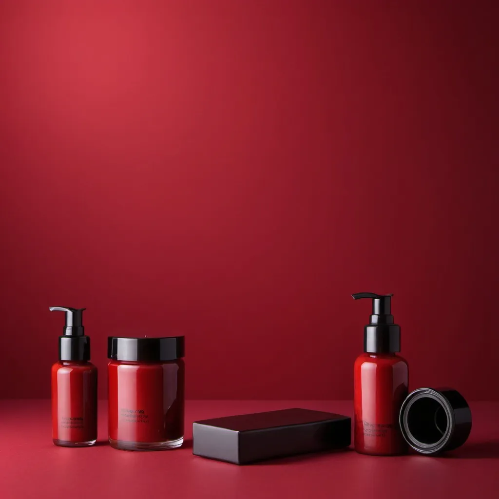 Prompt: rich red color background, professional product photography-no objects