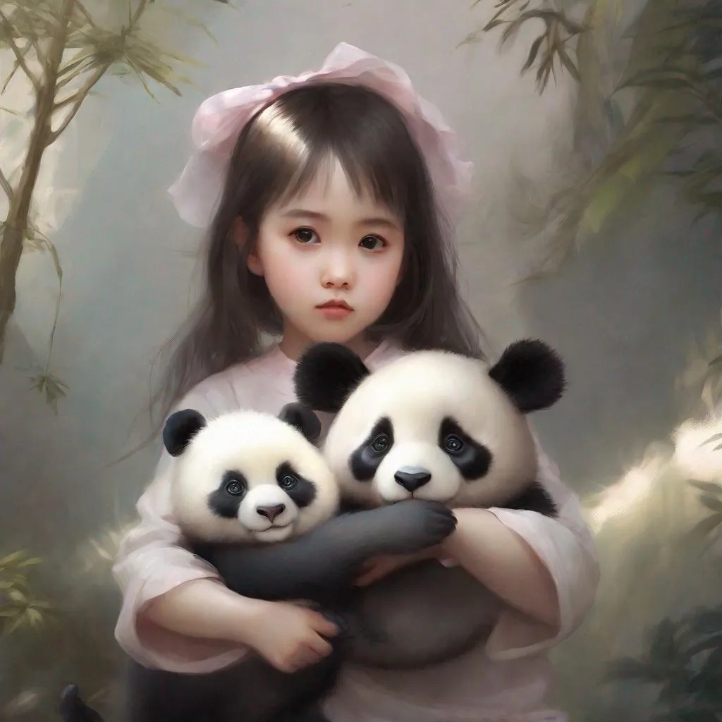 Prompt: a painting of a baby little girl holding a panda bear,  a detailed painting by Lü Ji,  cgsociety,  fantasy art,  detailed painting,  anime,  anime aesthetic,<lora:detail_master_XL:0.800000>,<lora:moviemakerstlyeb2p:0.800000>
Negative prompt: more than 1 pepople,  BadDream, (worst quality:2), (low quality:2), (normal quality:2),  bad-hands-5, bad anatomy, bad proportions, bad eyes,  disfigured pupils,  interlocked fingers,  extra fingers,  (simple background),  watermark,  username,  text,  red eyes,  ng_deepnegative_v1_75t,  UnrealisticDream,  EasyNegativeV2
Steps: 30, Sampler: DPM++ SDE Karras, CFG scale: 7.0, Seed: 4261883046, Size: 768x1152, Model: [Lah]MysteriousV4: c4db95f0eb59", Version: v1.6.0.109, TaskID: 672648224233870705